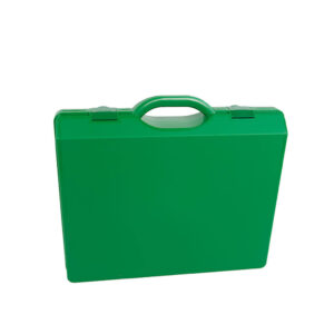 Green Plastic Carry Case Which Can Be Branded or have Logo Added