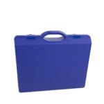 Navy Plastic Carry Case Which Can Be Branded or have Logo Added Have Branding or Logo