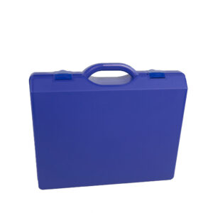 Navy Plastic Carry Case Which Can Be Branded or have Logo Added Have Branding or Logo