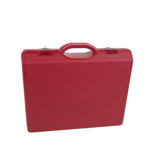 Red Plastic Carry Case Which Can Be Branded or have Logo Added Have Branding or Logo