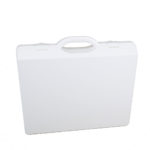 White Plastic Carry Case Which Can Be Branded or have Logo Added Have Branding or Logo