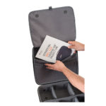 shell 340 case with lid pocket and movable divider