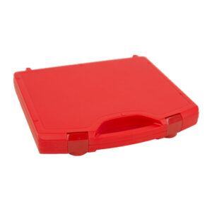 pottertonpacs x16522 red plastic carry case dimensions 165 x 145 x 22mmse