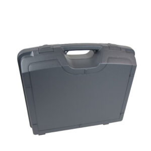 grey plastic case 480x376mm with tamper evident security cable feature