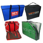 UK Manufactured custom padded bags with company logos