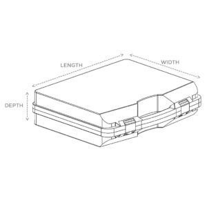 Excellent plastic case dimensions display length width and depth