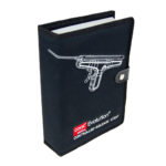 branded folder with foam inside for small medical samples