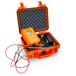 Electronic-Test-Equipment-Housed-within-Orange-Peli-Case-with-Custom-Foam-Insert