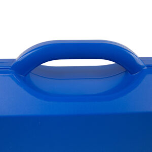 Blue Injection Moulded SPI Plastic Case Carry Handle