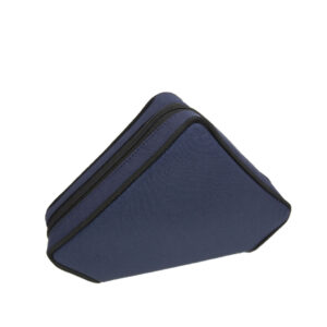 padded corner window section bag in navy