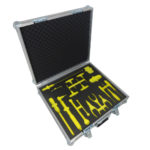 flight case with tool control foam