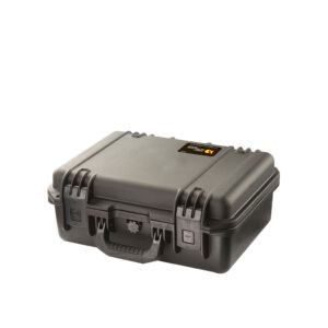 black peli storm im2200 waterproof protective case with folding handles and secure catches