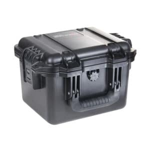 Black peli storm im2075 protective waterproof case with folding handles and secure catches