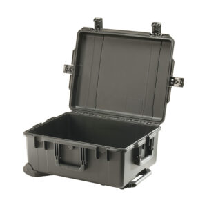 storm iM2720 waterproof empty case in black from peli, shown open and empty