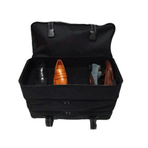 mens shoe sample displayed inside shoe sample bag 7301