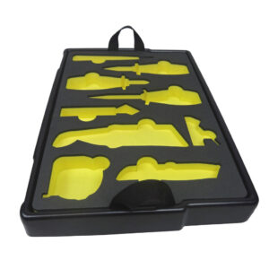 removable tool tray with dual colour foam insert