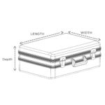 ABS case line drawing for measurement guidance