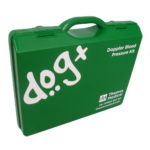 plastic medical equipment case with company logo