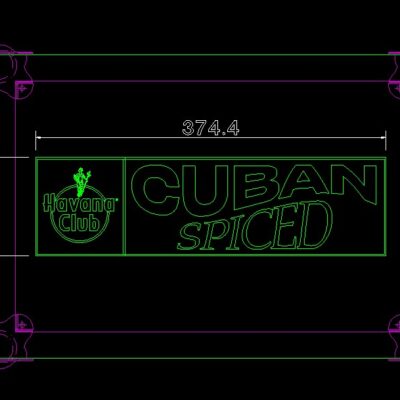 Havana Club Case Logo Sizing