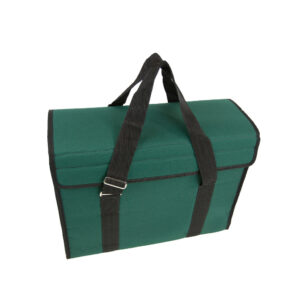 green padded door sample bag