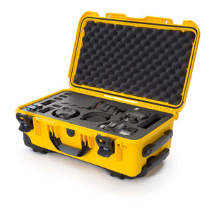 Yellow-Nanuk-Case-on-wheels-with-foam-inserts-for-photographer