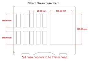 PottertonPacs proposed foam layout